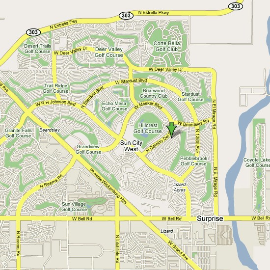 Click here to see full map of Sun City West...